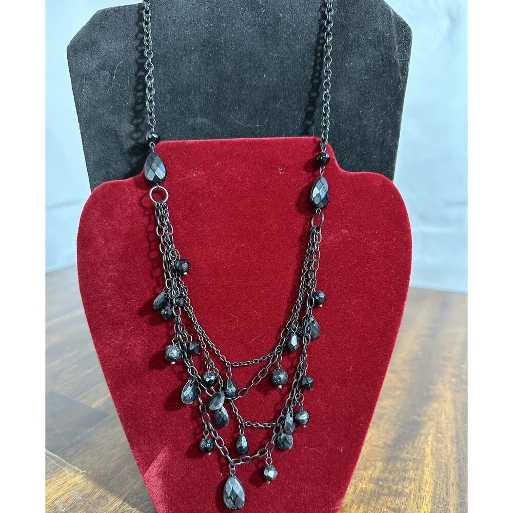 5pc Vintage Costume Necklace Lot West Germany Hong Kong Express Beaded Chain